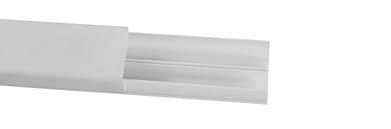 CANALETA 20X10X2000MM BRANCO ADESIVADA COM DIVISORIA PLASBOHN (002792)