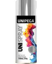 TINTA SPRAY UNIPEGA METAL PRATA 350ML/210G
