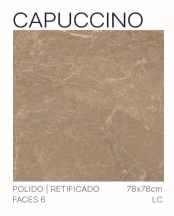 CER.COMERCIAL  PORCEL. BELLE CAPUCCINO POLIDO 78X78  (2,45M²)