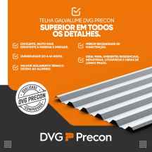 N- TELHA METALIZADA GALVALUME 2,5X1,10M 0,43 - DVG PRECON