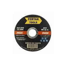 DISCO DE CORTE INOX  115 X 1.0 FERTAK (2811)