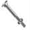 PARAFUSO MAQUINA UNC FRANCES C/PORCA 3/8X4  ZI REF.: 27351 (PC 100) JOMARCA
