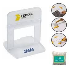 ESPACADOR NIVELADOR 2,0 MM - 100 PCS FERTAK