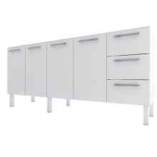 GABINETE DE AÇO VENUS P/ PIA DE 1,80MT BRANCO COZIMAX